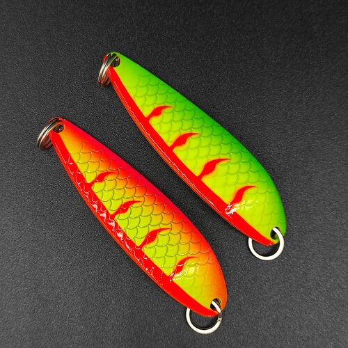 Блесна Buch Special 18гр 2шт колебалки на щуку, окуня, судака, горбушу, кумжа, семгу, лосося / Набор из 2 блесен колеблющихся на хищную рыбу