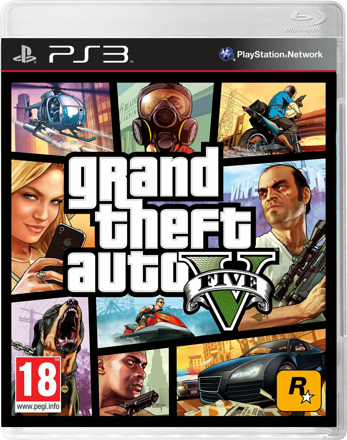 Grand Theft Auto V (GTA 5) [PS3, английская версия]