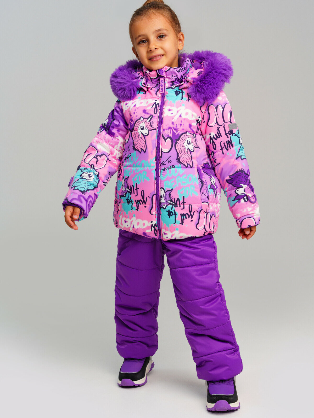 Комплект верхней одежды playToday размер 98  голубой