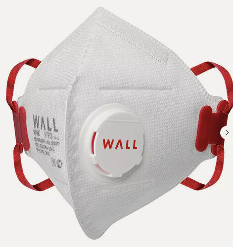 Изображение товара Респиратор полумаска складная WALL 99HK FFP3 NR D-20