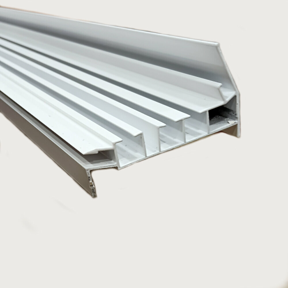 Профиль карниз ПК-5 L гардина белая 2м (2шт по 1м)