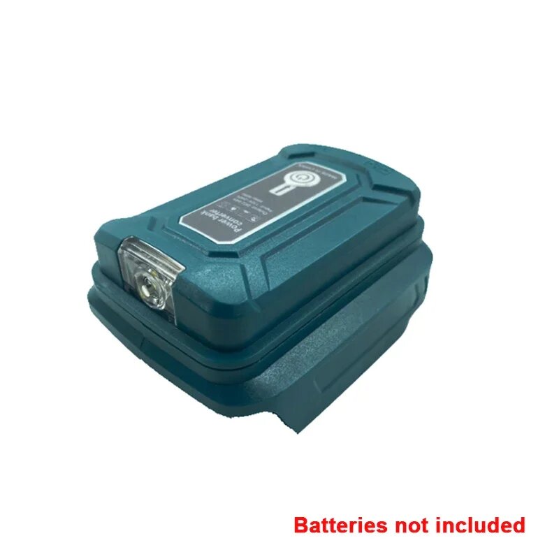 USB адаптер для аккумулятора Makita ZWINCKY с фонариком, Синий