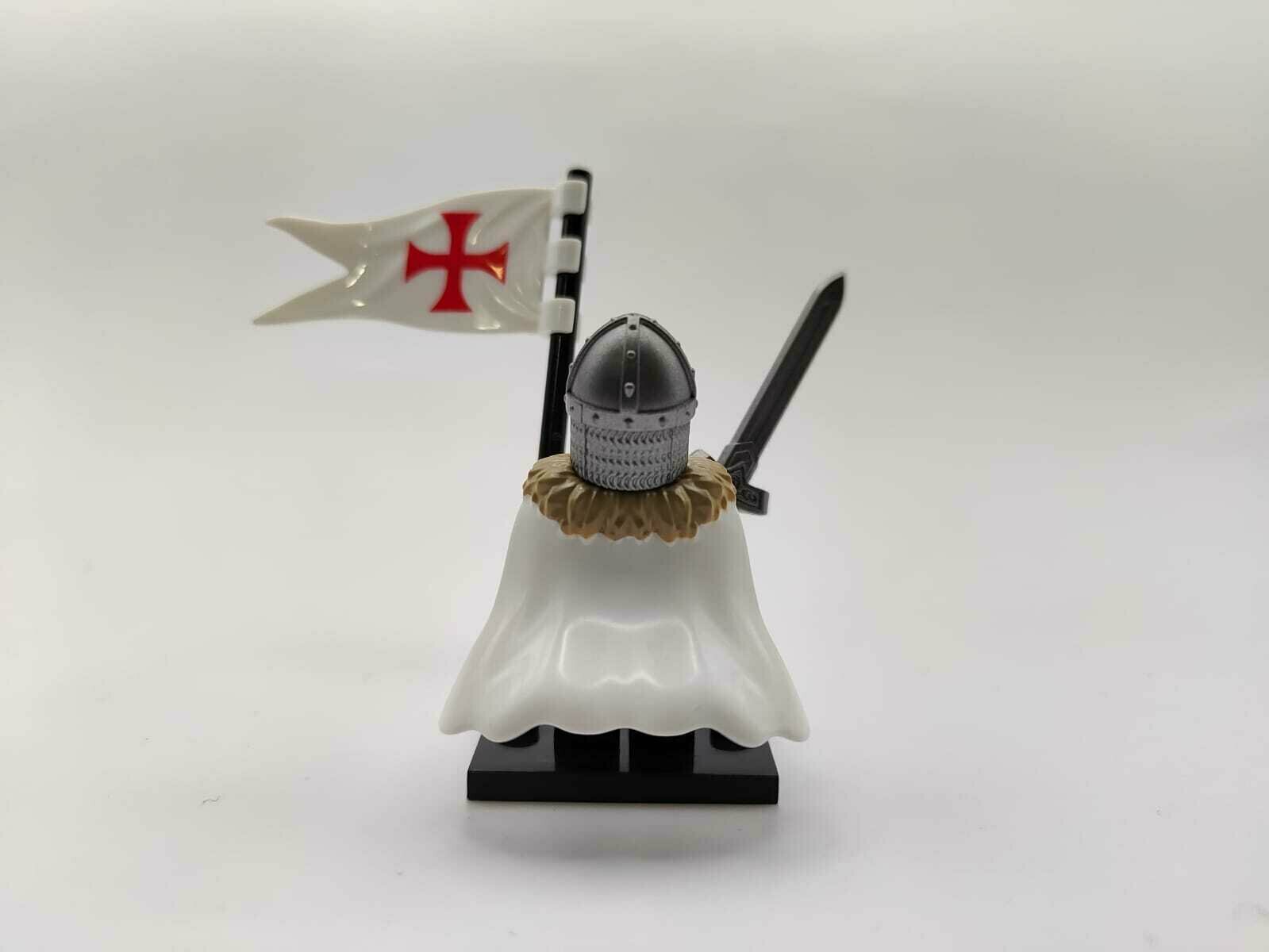 Минифигурка "Рыцарь Тамплиеров 1", фигурка тематики "Европейские рыцари", совместима с конструкторами Lego — фото 1