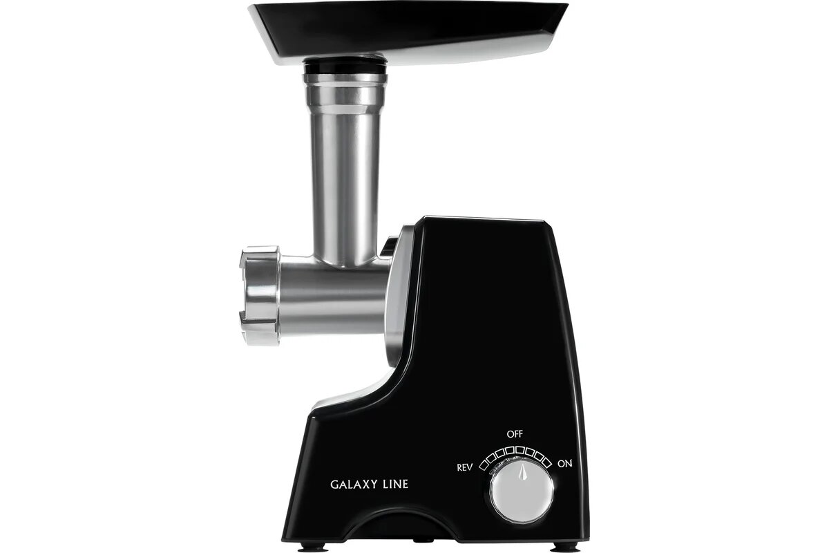 Электрическая мясорубка Galaxy LINE GL 2415 черный с серебристым, 1500 Вт