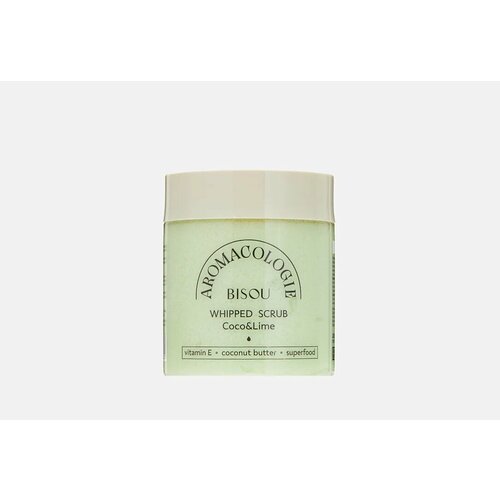 фото Взбитый скраб для тела coconut and lime 250 мл bisou