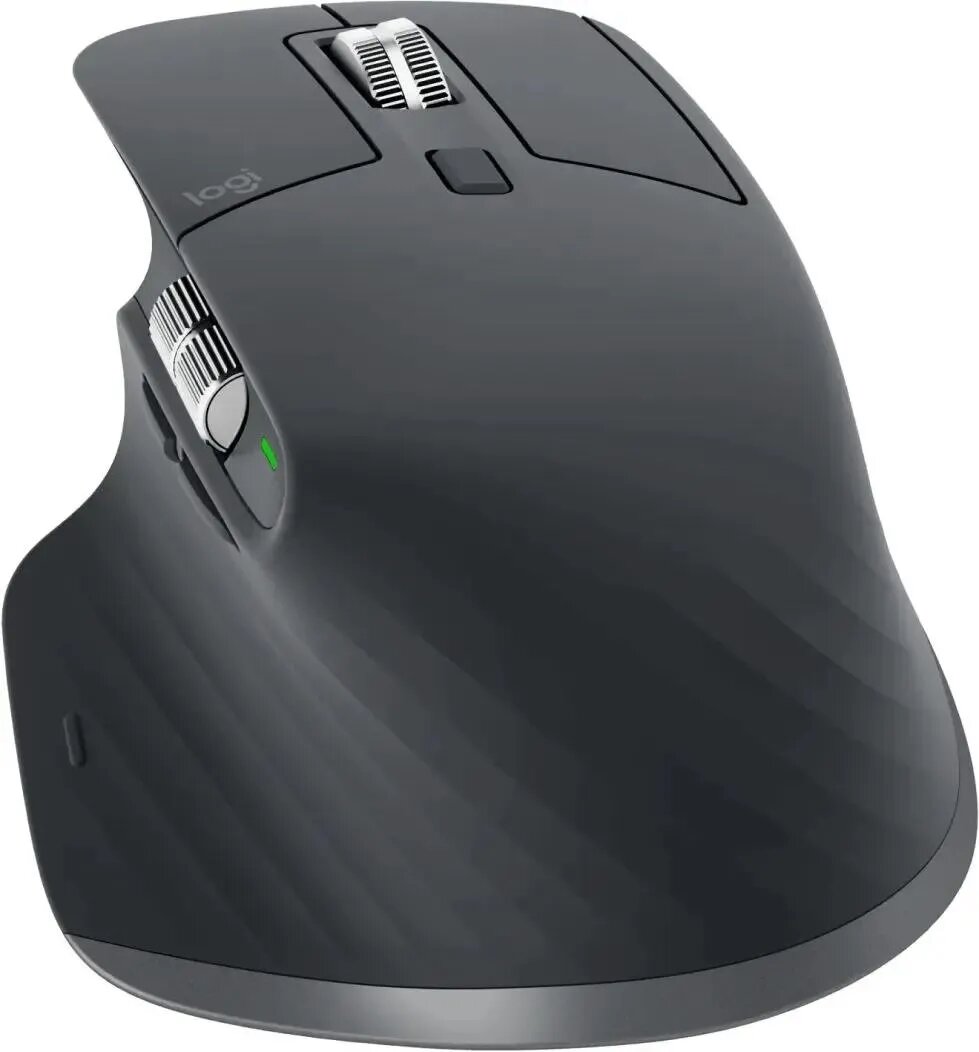 Беспроводная мышь Logitech MX Master 3S (серый) – эргономичный дизайн, точный сенсор 8000 DPI, тихие клики, USB-C — фото 1