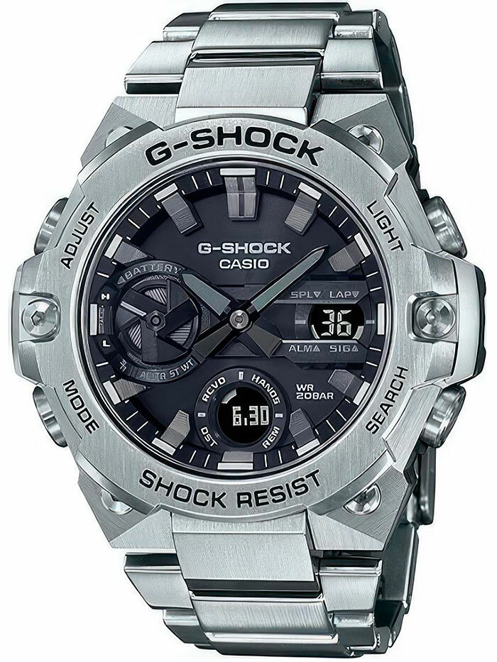 Наручные часы CASIO G-Shock, серебряный — фото 1