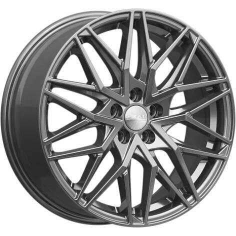 Колесный диск Скад Азимут 7x17 5*114.3 ET38 DIA67.1 Графит