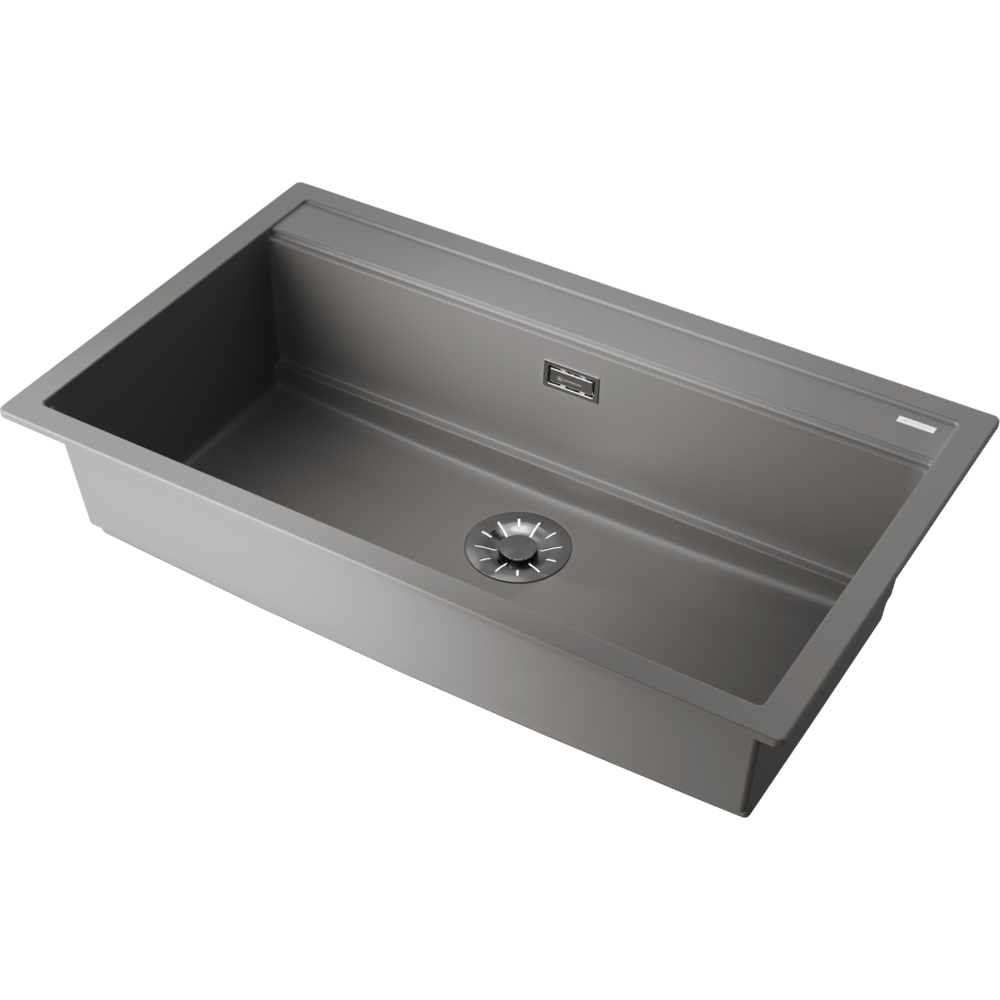 Кухонная мойка OMOIKIRI Kitagawa 86-LB-GR искусственная керамика/leningrad grey