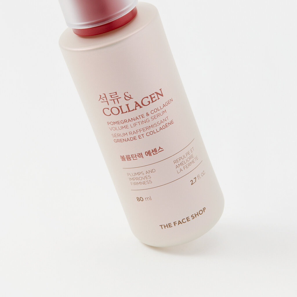 THE FACE SHOP Сыворотка для упругости кожи лица Pomegranate&Collagen 80мл — фото 1