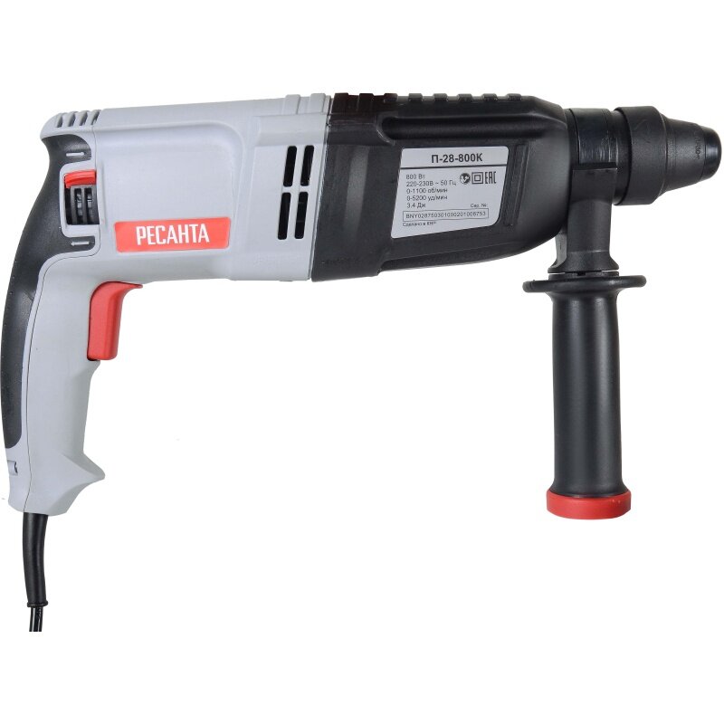 Перфоратор Ресанта "SDS-plus", 220 В, 800 Вт (75/3/1) — фото 1