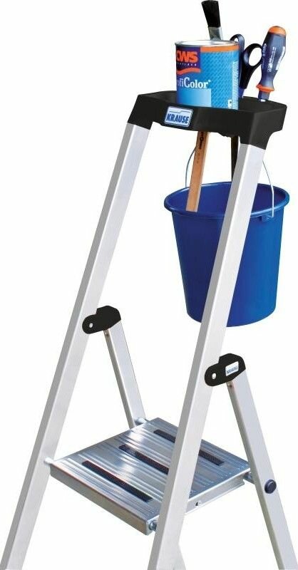 стремянка алюминиевая KRAUSE SAFETY 6 ступеней - фото №5