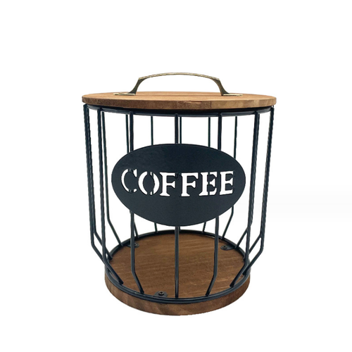 Держатель для кофейных капсул с крышкой MyPads, чашка-органайзер для кофе Y329121, для хранения мелочей, идеально впишется в любой кухонный интерье.