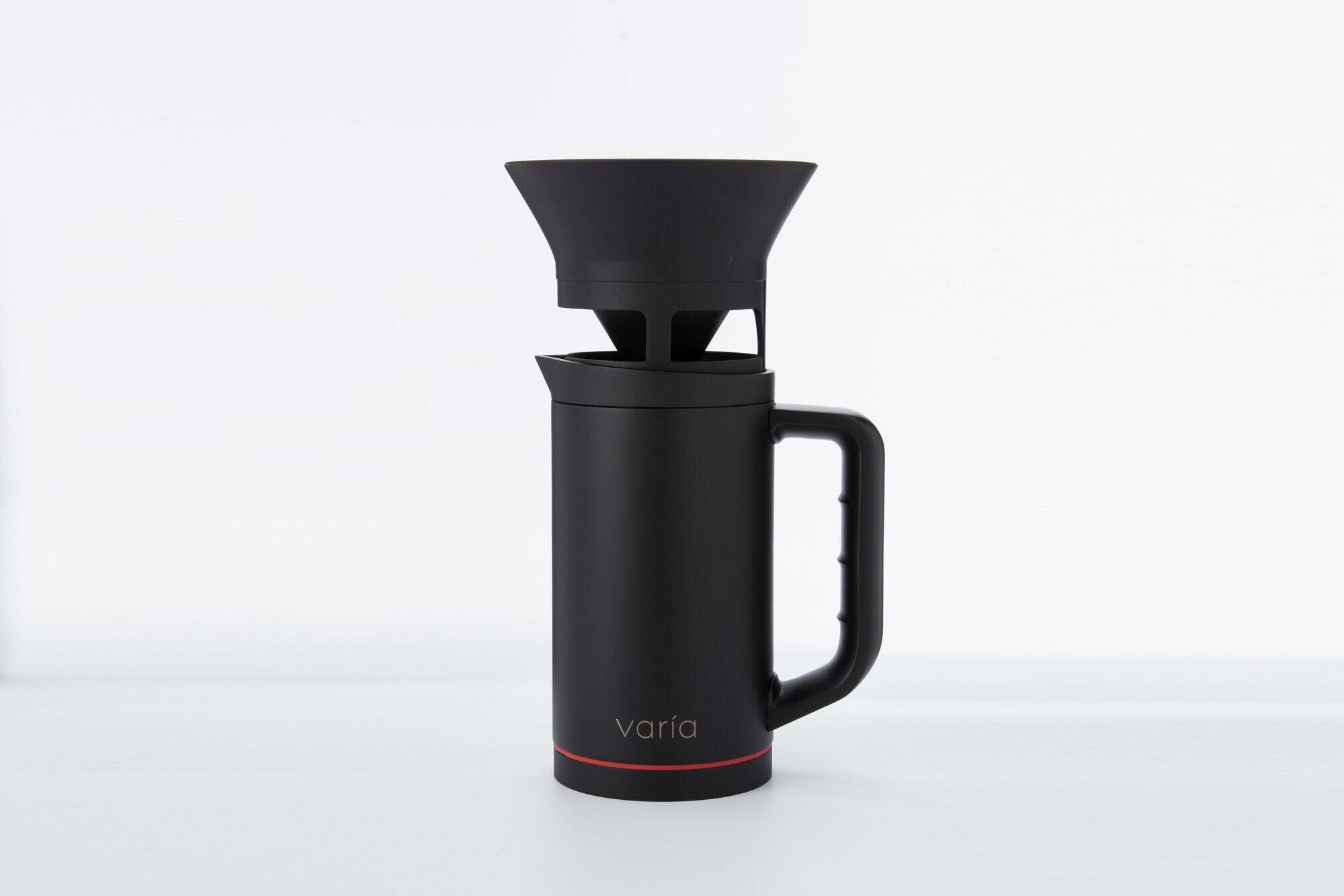 Кофеварка гейзерная Varia Multi Brewer, материал: нержавеющая сталь, цвет: черный