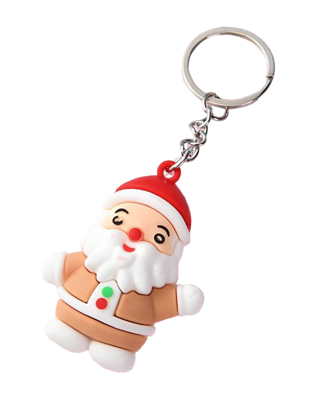 Брелок "Новый год" отличный подарок, силиконовый, новогодний, 1 шт