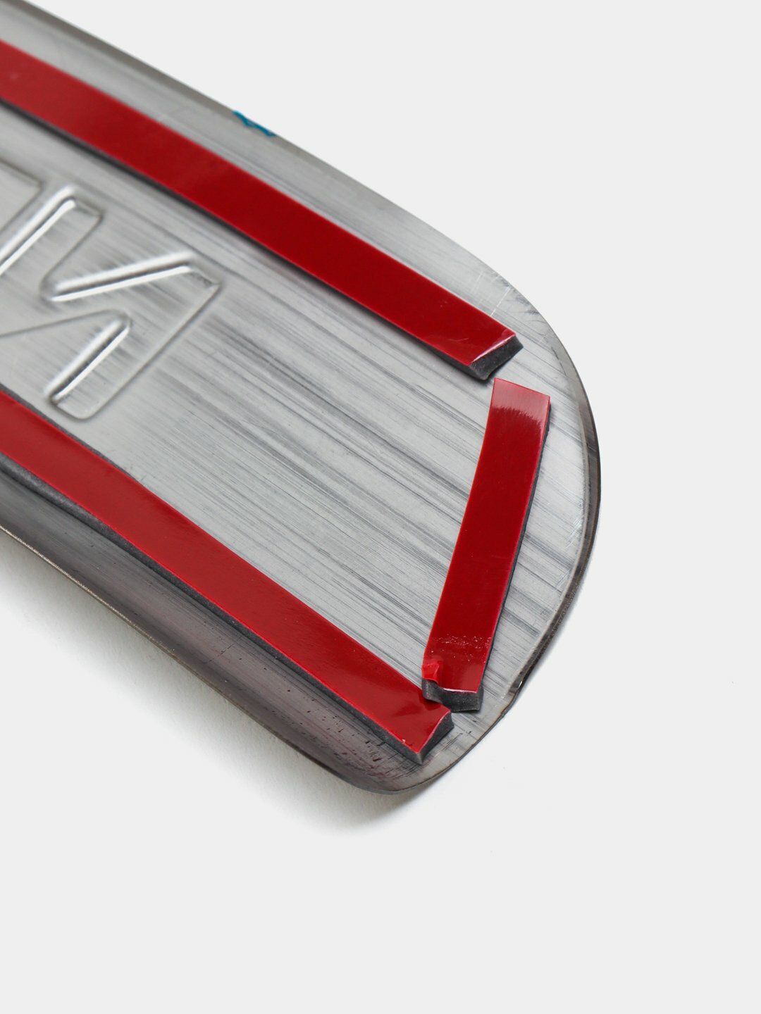 Накладки на пороги Gentra, никель, хром, Серебряный, с надписью Gentra — фото 1