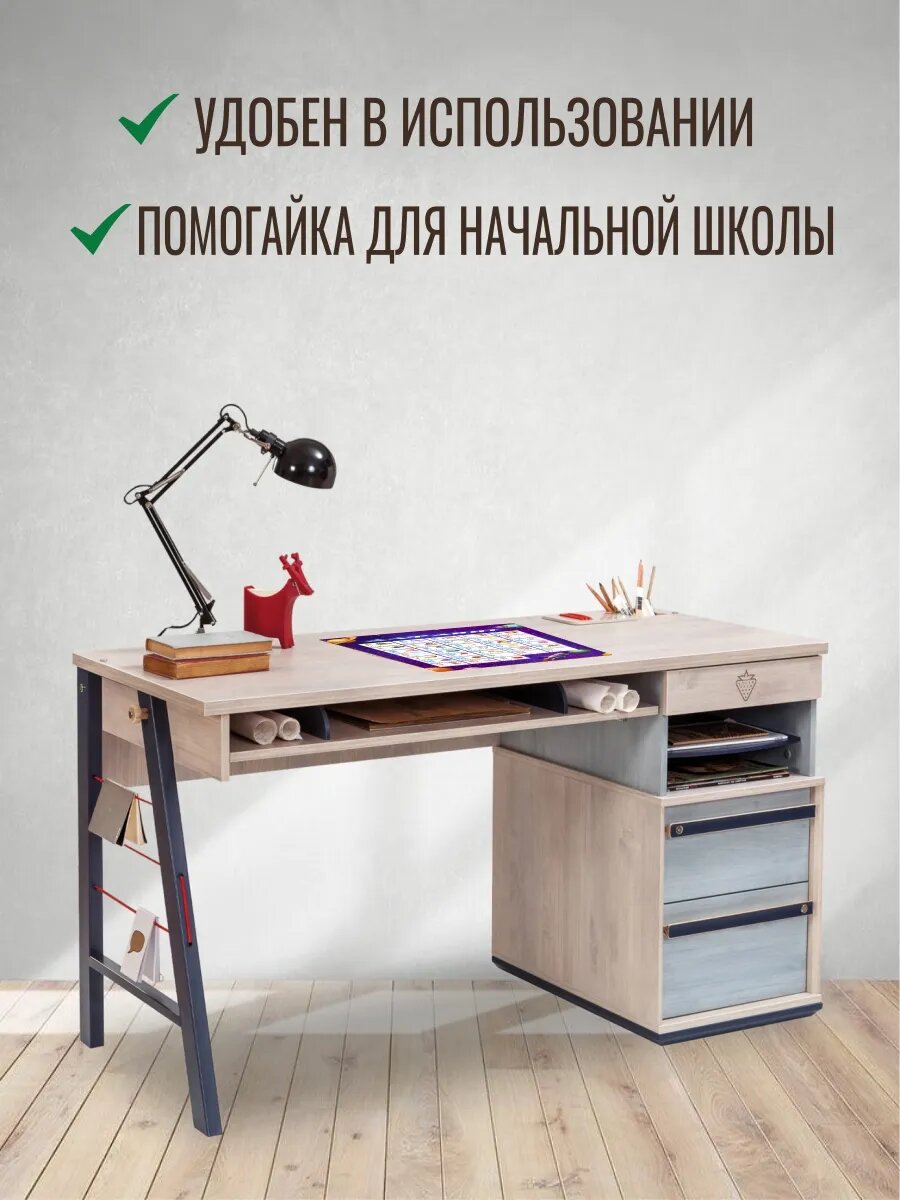 Плакат алфавит для мальчика Формат А3 — фото 1