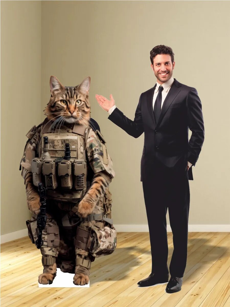 Фотозона КОТ ростовая фигура! — фото 1