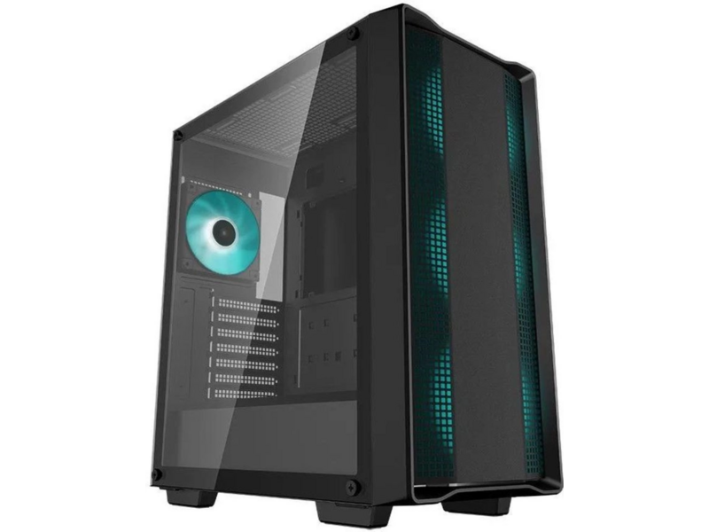 Корпус Deepcool CC560 V2 черный без бп ATX 4x120mm 5x140mm 1xUSB2.0 audio bott PSU