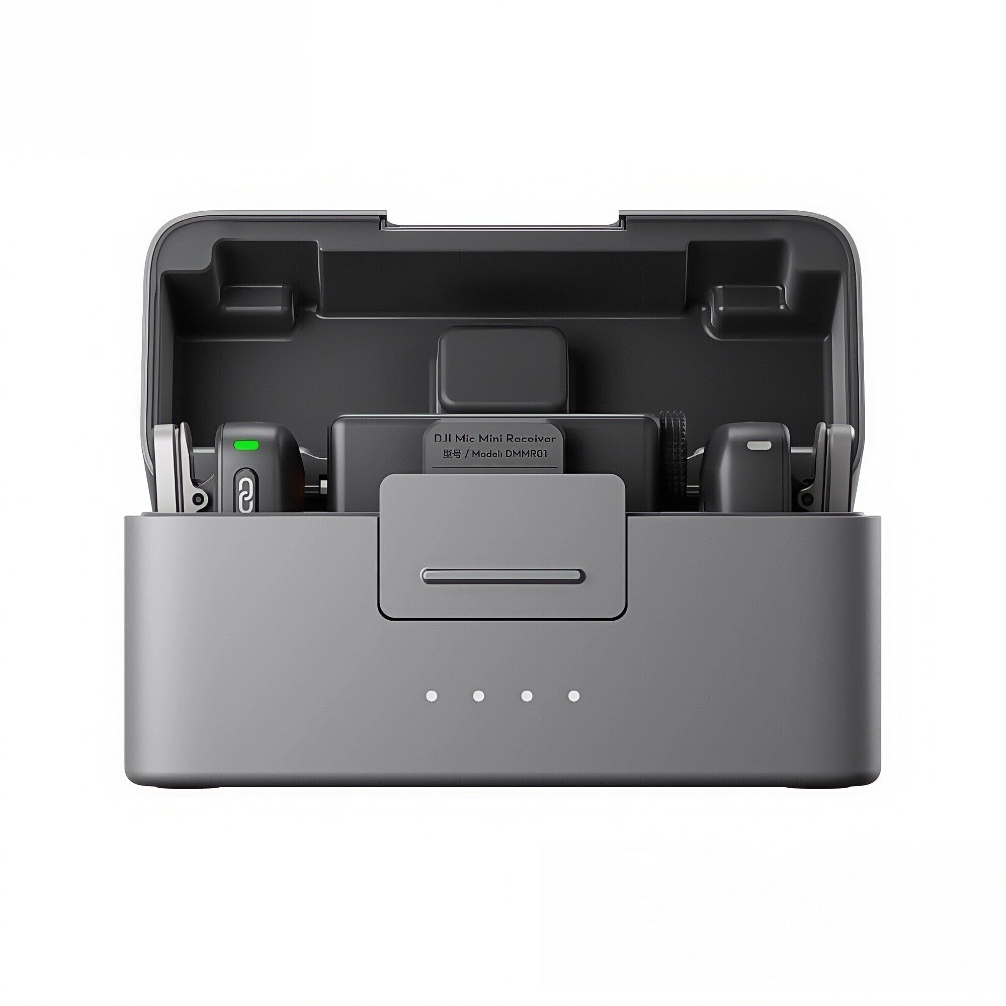 Беспроводной микрофон DJI Mic Mini ANC (2 TX + 1 RX + Charging Case), черный — фото 1