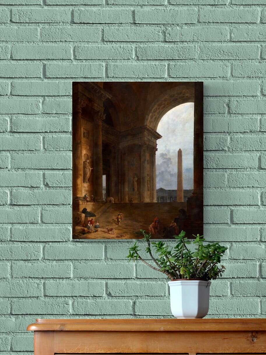 Юбер Робер "Обелиск". Картина 60х50 см — фото 1