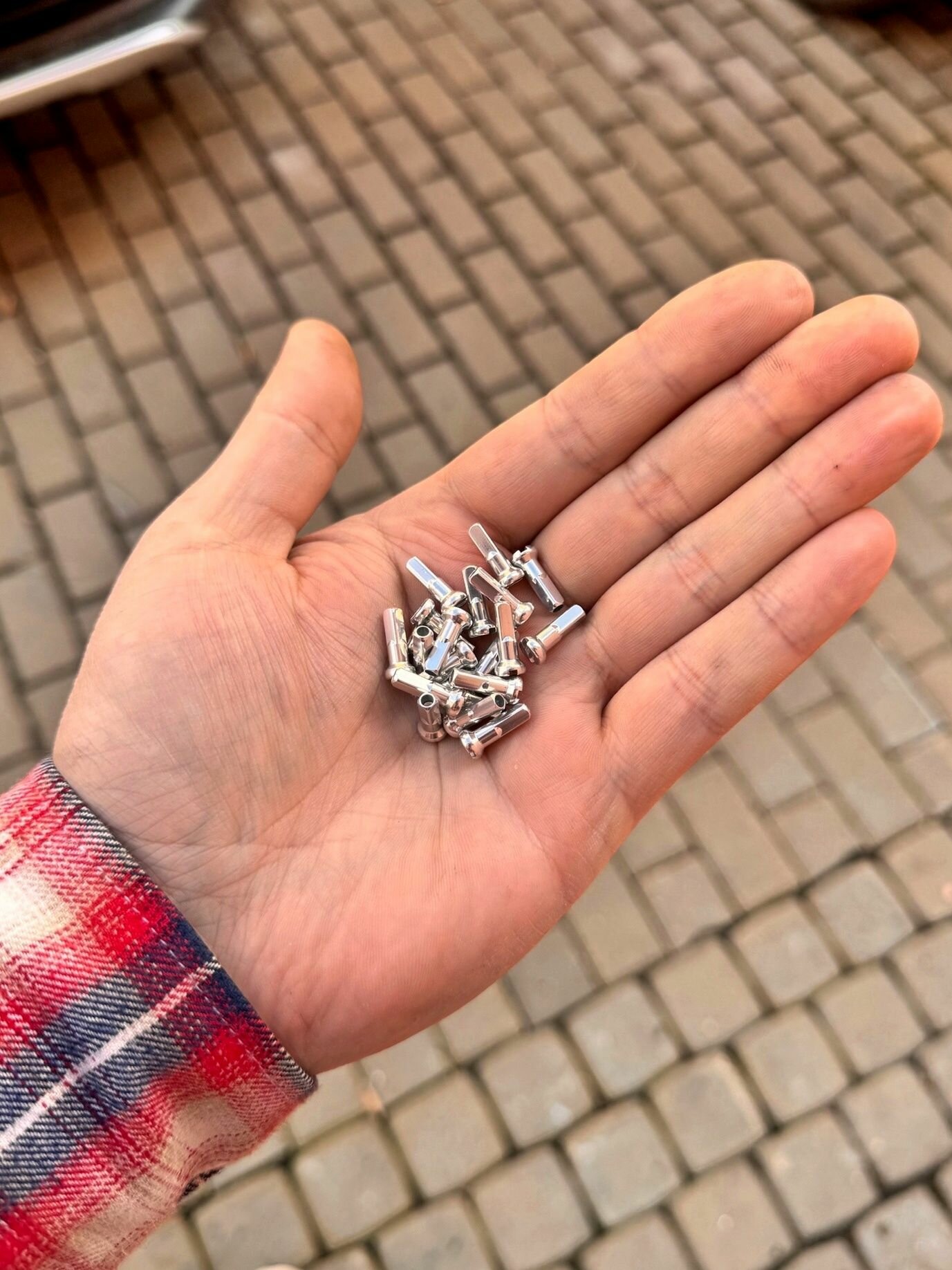 Ниппеля для спиц DARE Silver 20шт Алюминиевые (BMX, MTB) — фото 1