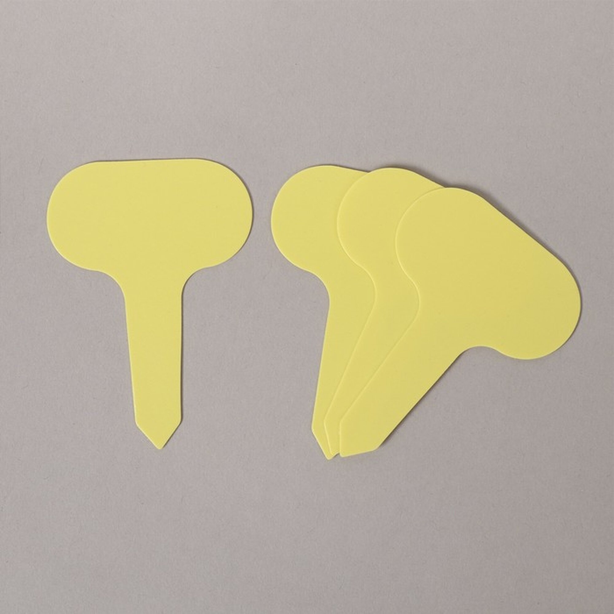 Таблички садовые для маркировки растений 7 см набор 20 шт пластик цвет микс Greengo