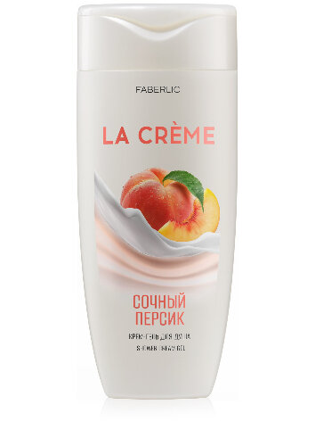 Крем-гель для душа Faberlic "La Crème" "Сочный персик", 250мл