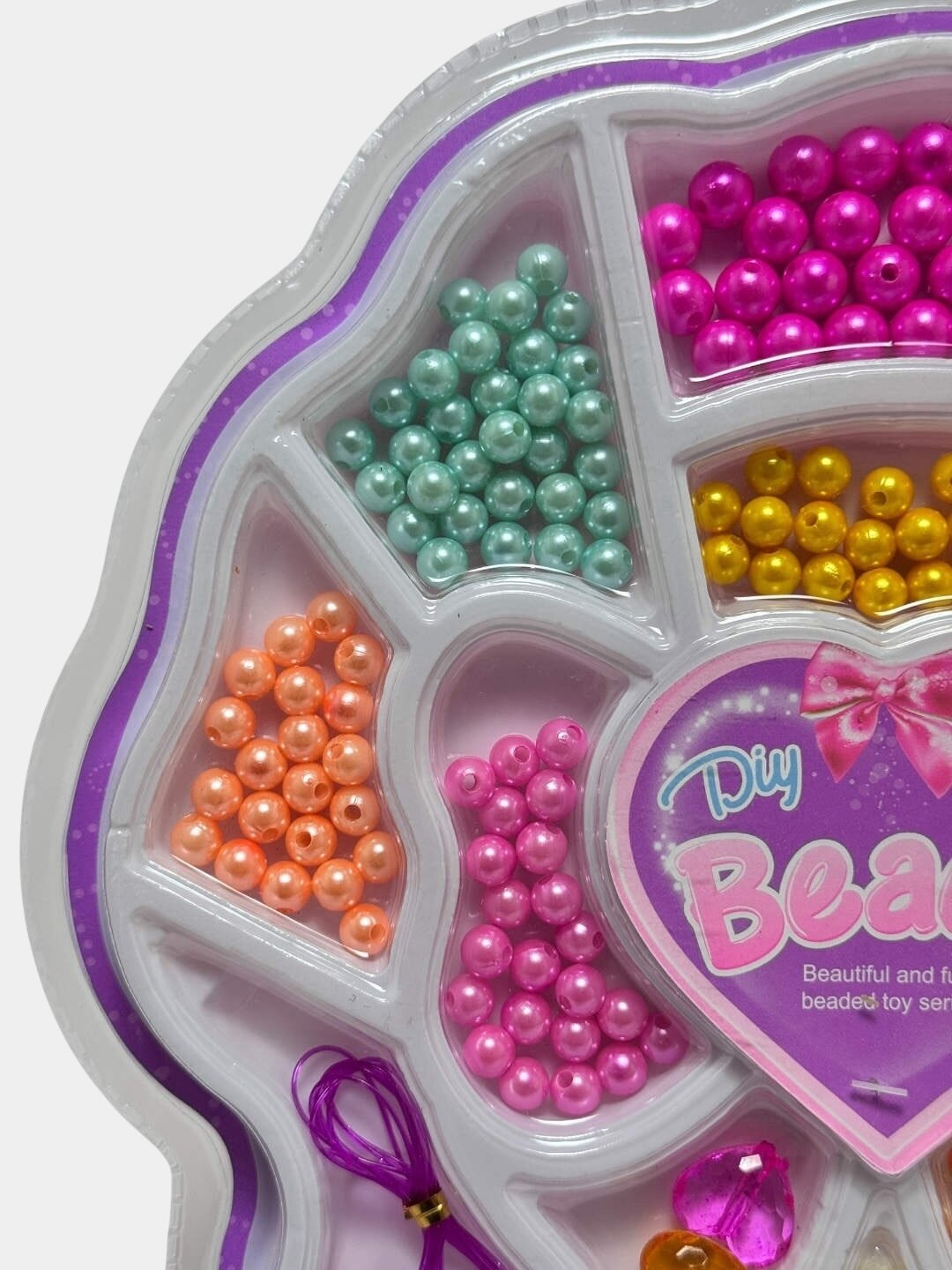 Набор для творчества Волшебные Бусины Biser Art, акрил и пластик, для детей от 6 лет, развивает моторику Код. 28109 — фото 1