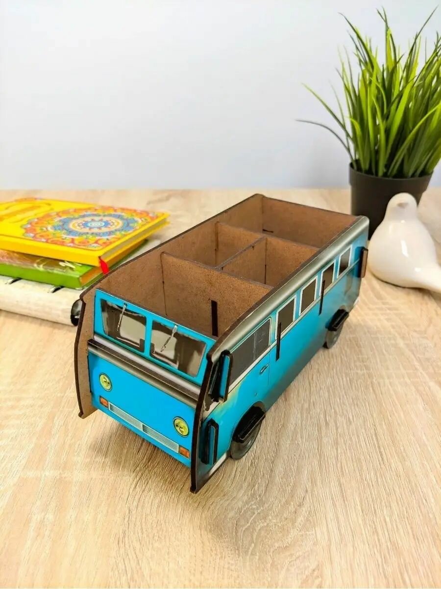 Органайзер для письменных принадлежностей Автобус — фото 1