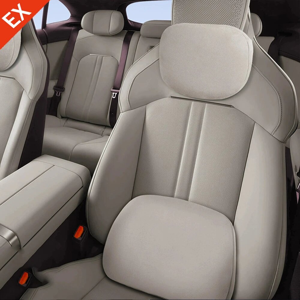 Автомобильные Подушки И Подголовники Xiaomi Аксессуары для Xiaomi YU7 2025, салон автомобиля, подголовник, автоматический подголовник, поддержка шеи, мягкая подушка для шеи, подушка для спины, Orange 1pcs