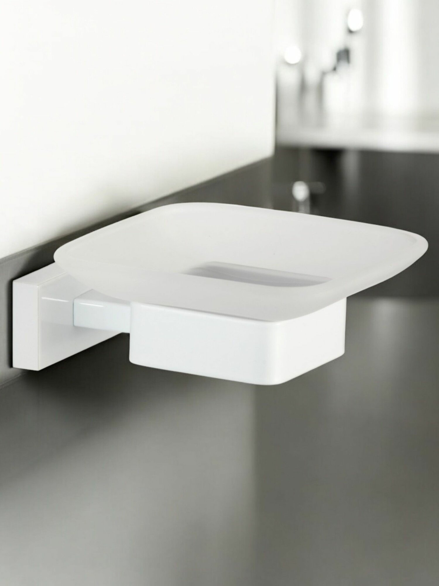 Мыльница стеклянная GANZER GZ88020-F