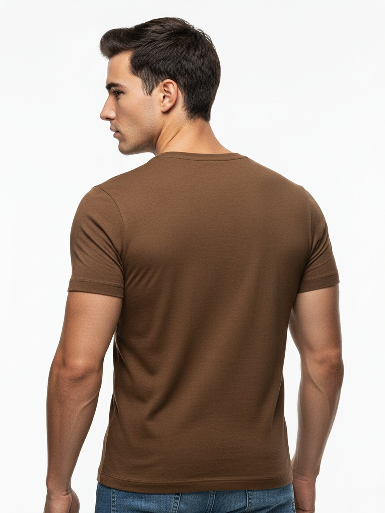 Футболка HUGO, размер XL, коричневый — фото 1