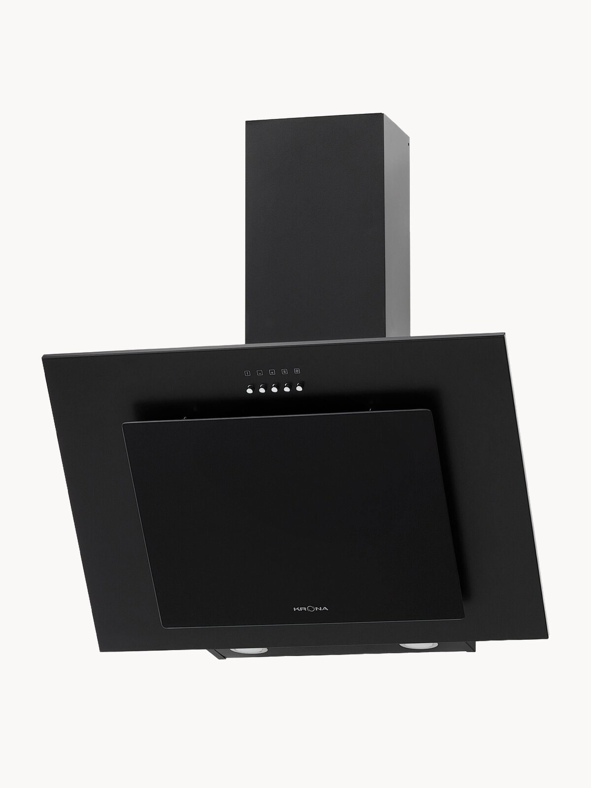 Вытяжка кухонная 60 см наклонная KRONA FIONA E 600 black PB