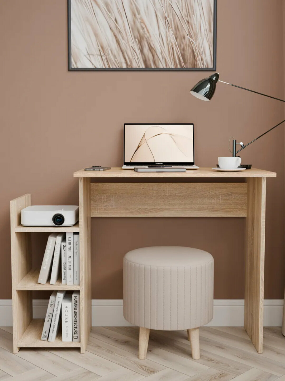 Письменный стол Martin, ЛДСП, универсальное расположение, 108 x 45 x 75 см