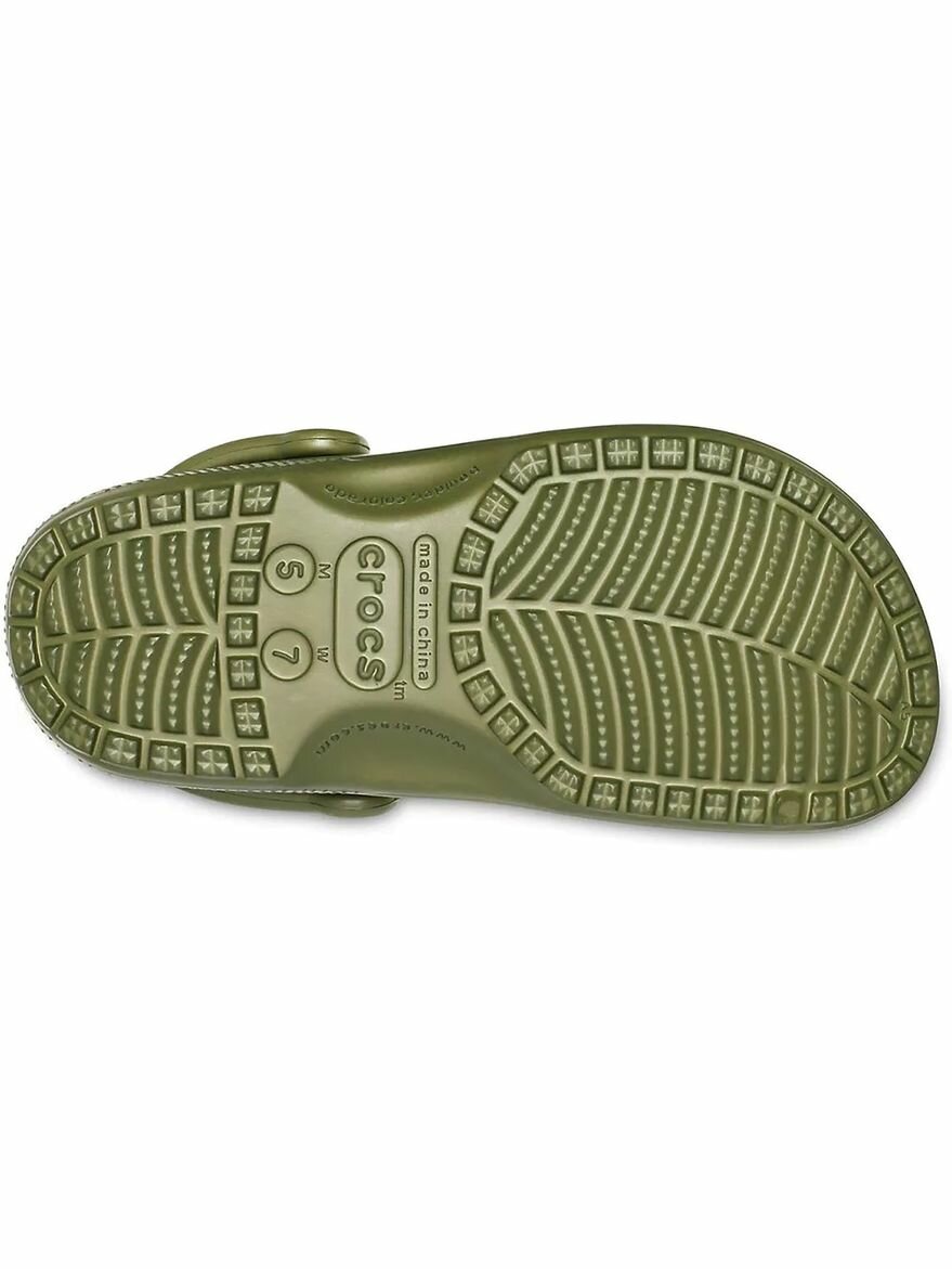Сабо Crocs Classic, размер M9W11 US, зеленый — фото 1