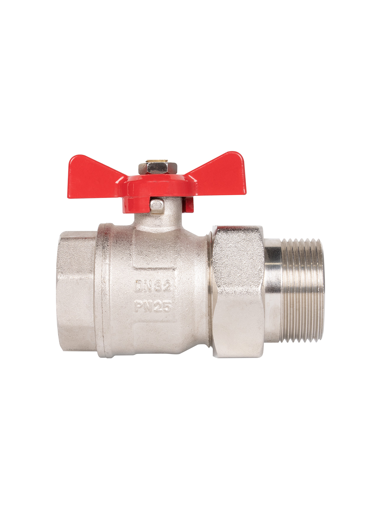 Шаровой кран Royal Thermo "OPTIMAL", ручка-бабочка, наружная резьба 1 1/4" — фото 1