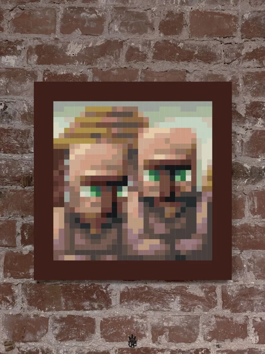 Майнкрафт картина по номерам на холсте — фото 1