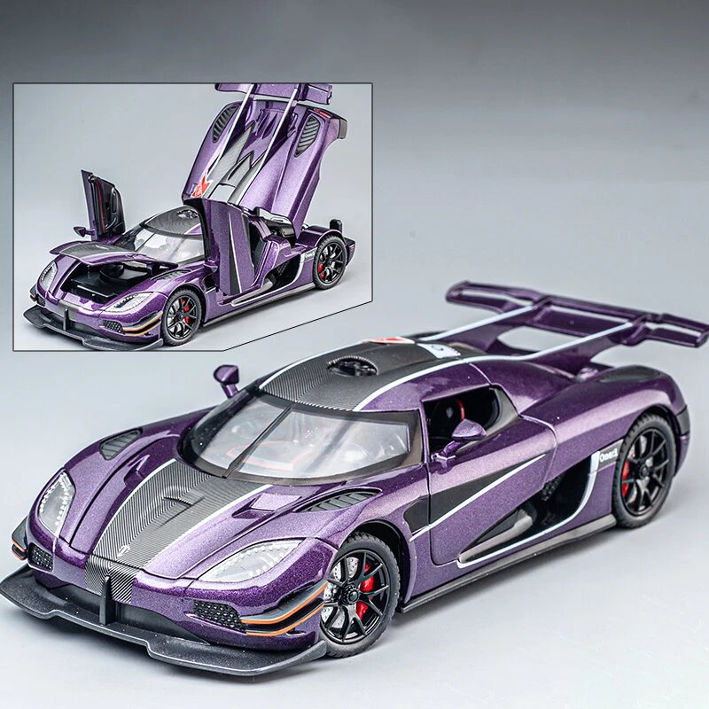 Koenigsegg ONE 1, фиолетовый, 1:24