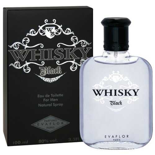 Evaflor туалетная вода Whisky Black, 100 мл, 281 г