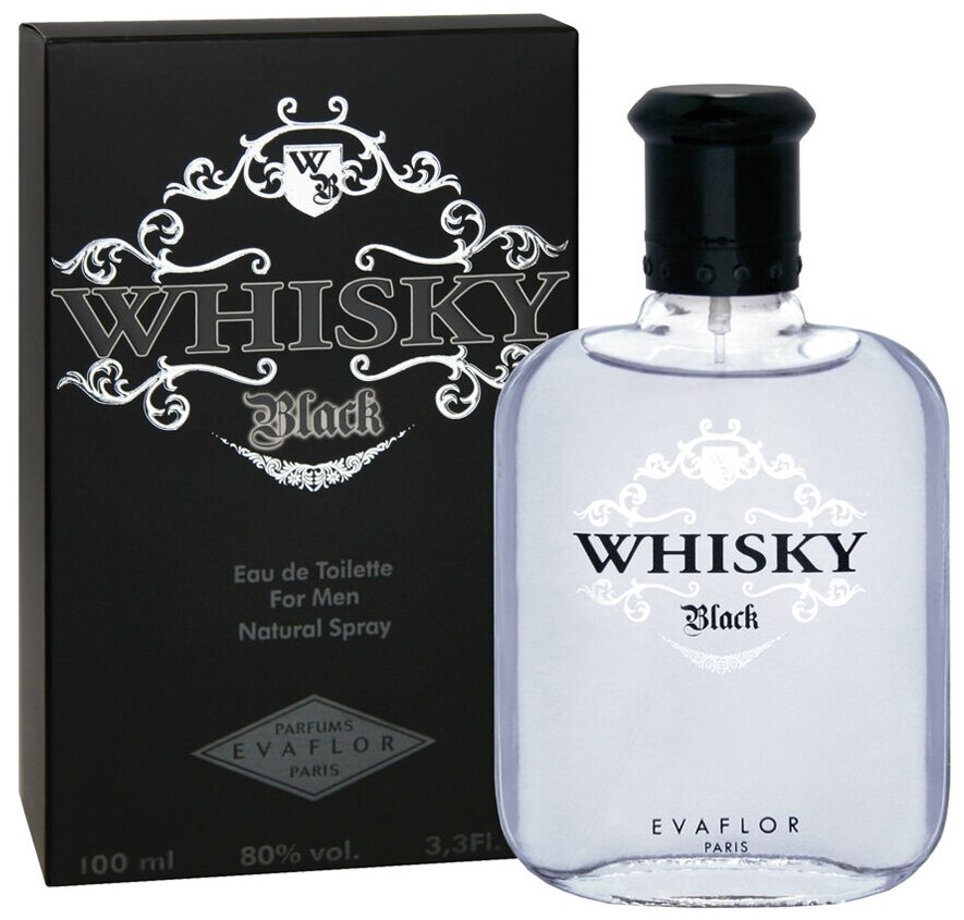 Evaflor Whisky Black Homme туалетная вода 100мл