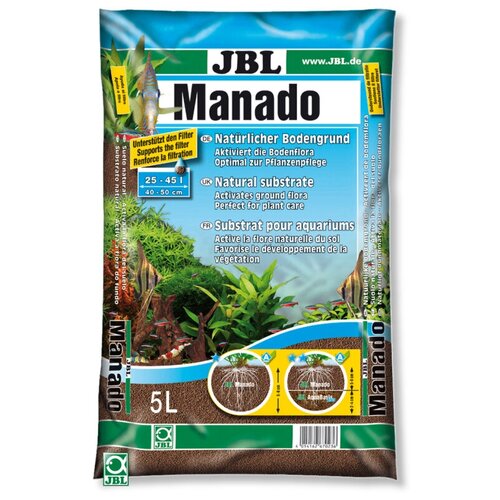 Грунт JBL Manado 5 л, 3.4 кг коричневый