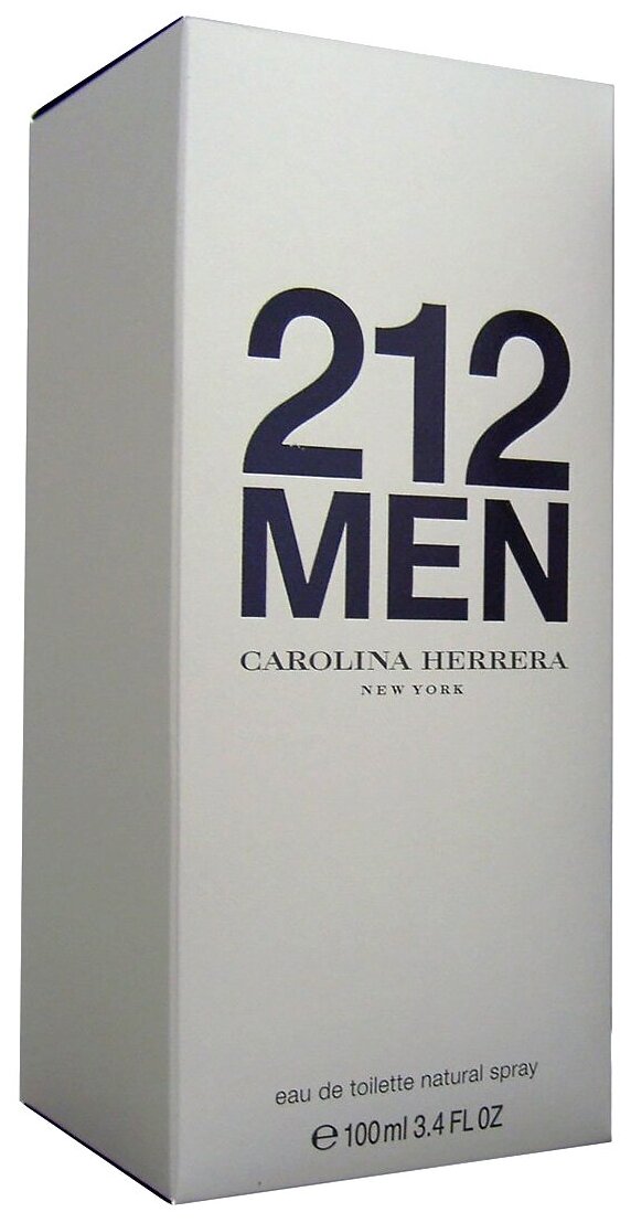 Туалетная вода Carolina Herrera 212 men edt, 100 мл, мужская - фото №2
