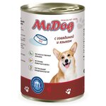 Влажный корм для собак Mr. Dog говядина, язык 410 г - изображение