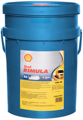 Полусинтетическое моторное масло SHELL Rimula R5 E 10W-40, 20 л