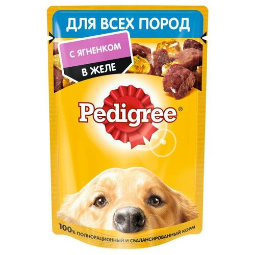 Влажный корм для собак Pedigree ягненок 1 уп. х 1 шт. х 85 г