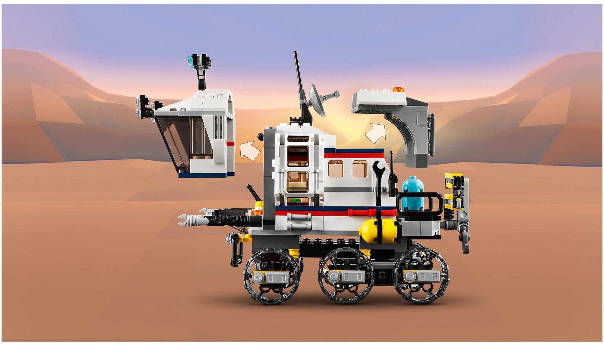 Конструктор LEGO Creator Исследовательский планетоход, 510 деталей (31107) - фото №12