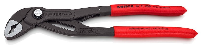 Клещи переставные с фиксатором и пружина KNIPEX COBRA KN-8711250