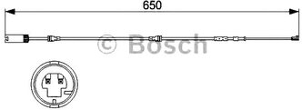 Датчик износа тормозных колодок передний Bosch 1987473513 для BMW 1 series, BMW 3 series