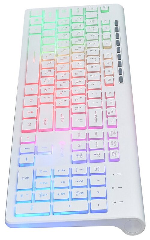 Клавиатура Oklick 490ML 1067205 белая, USB